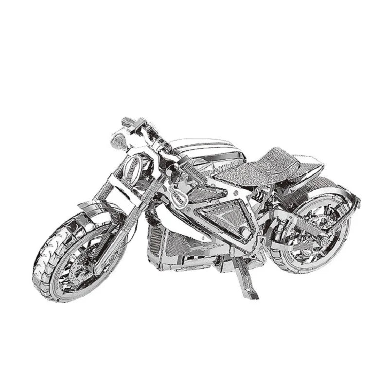 IRON STAR 3D métal inoxydable argent puzzle Vengeance moto Collection Puzzle 1:16 l bricolage 3D Laser découpé modèle jouets pour adulte