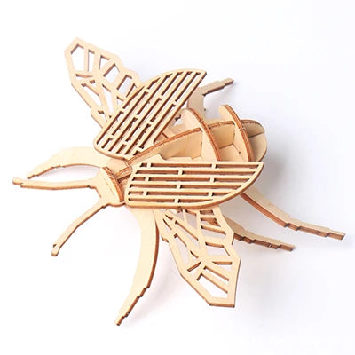 Jouet 3D en bois pour bébé, Puzzle insecte Animal, assemblage éducatif fait à la main, jouet cadeau pour enfants, décorations pour la maison