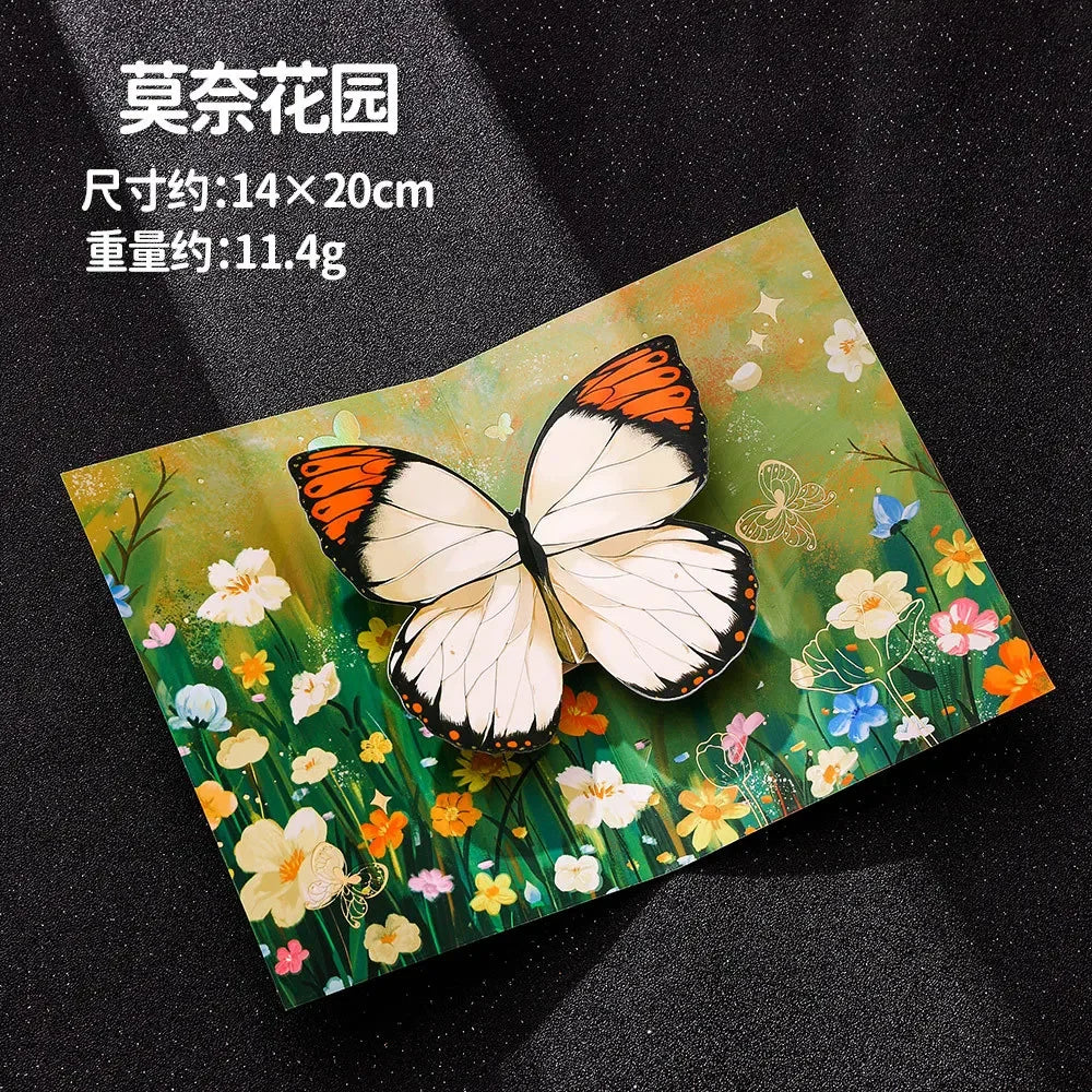 carte pop up fleurs