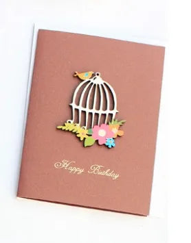 carte pop up fleurs