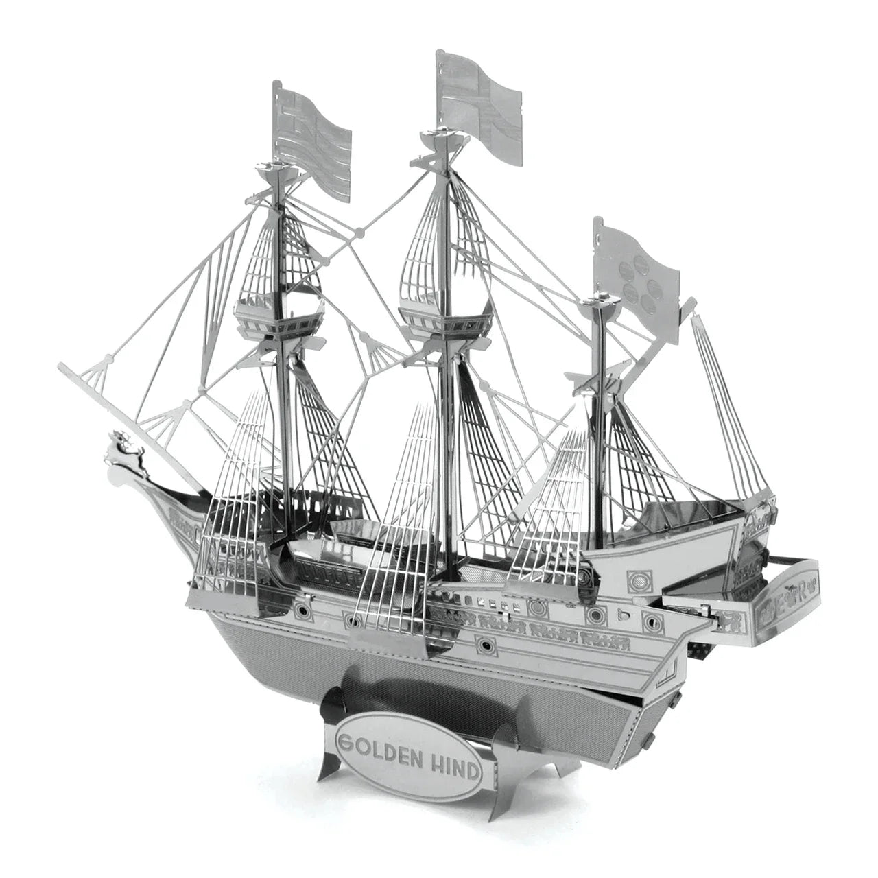 Kit de modèle de Puzzle en métal 3D, bateau, bricolage, découpé au Laser, jouet pour enfants
