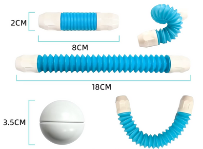 Jeu de construction magnétique 100 pièces flexibles