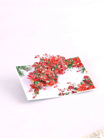 Carte de vœux de noël Mickey, carte 3D créative à Double porte, carte postale cadeau de noël avec enveloppe, fête de noël Donald Duck