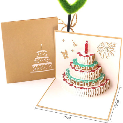 Carte postale en 3d anniversaire