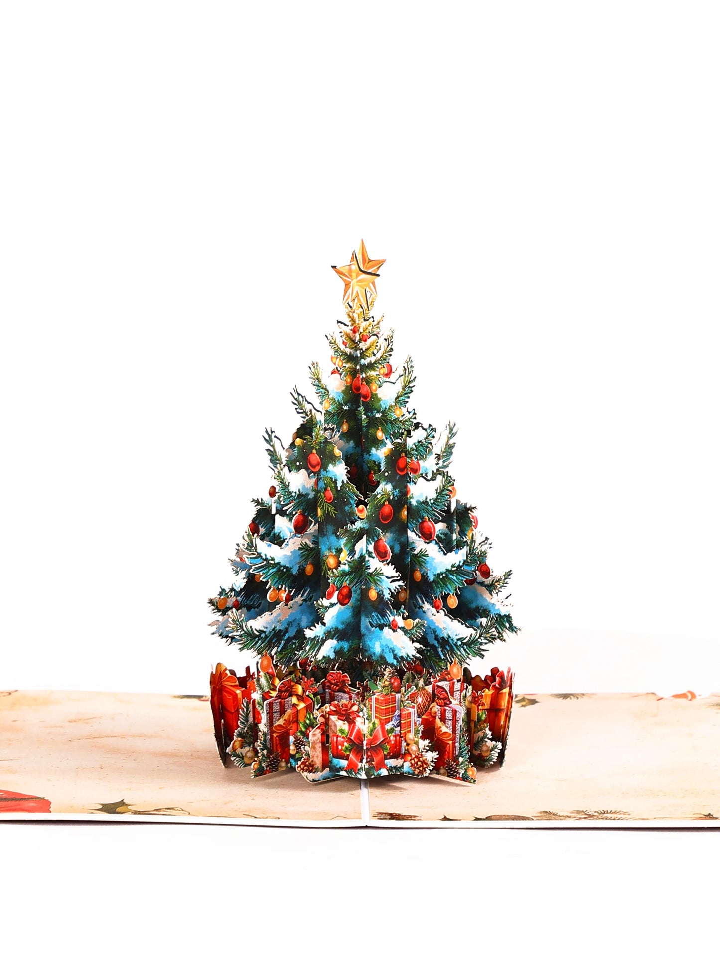 Carte de vœux de noël Mickey, carte 3D créative à Double porte, carte postale cadeau de noël avec enveloppe, fête de noël Donald Duck
