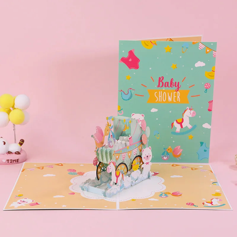 Carte postale en 3d anniversaire