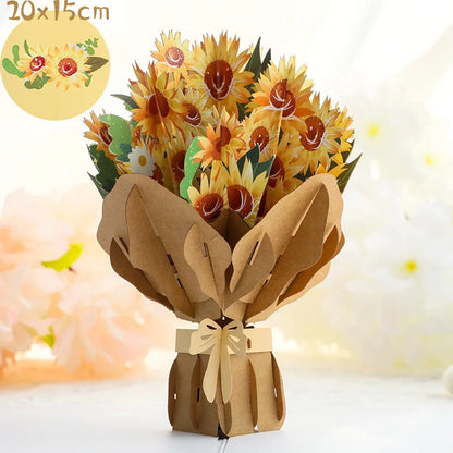 Carte postale en 3d anniversaire