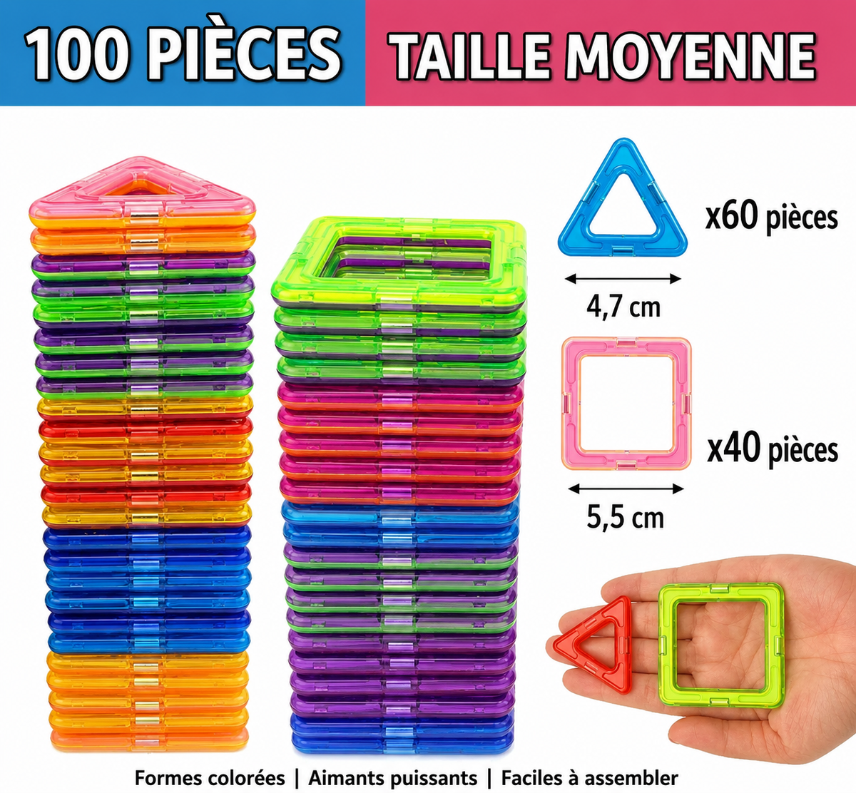 Jeu de construction magnétique