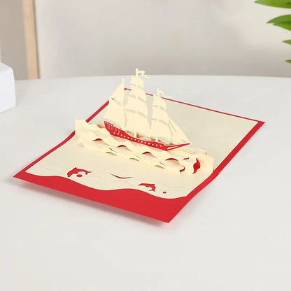 Carte postale pop up