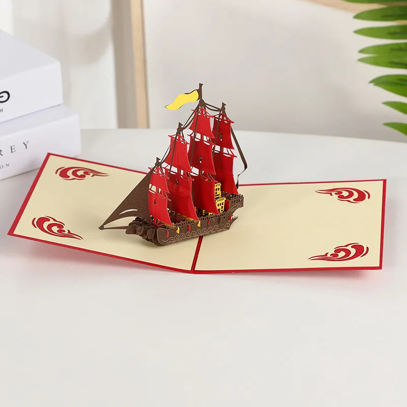 Carte postale pop up
