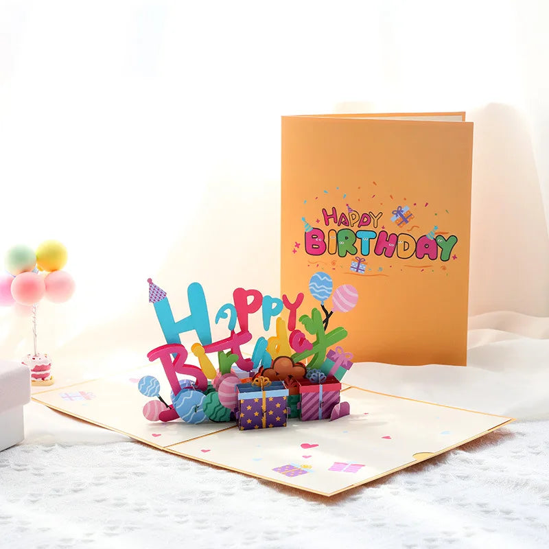 Carte postale en 3d anniversaire