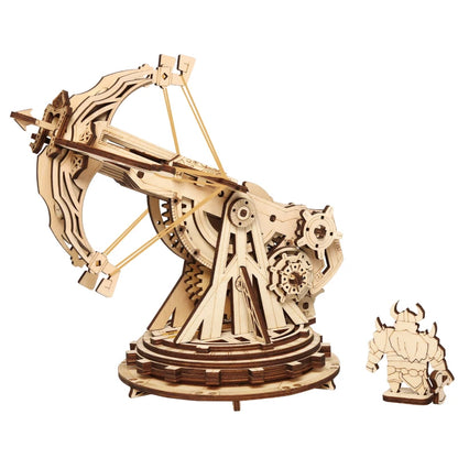 Robotime – Puzzle 3D en bois, armes de siège médiévales, ensemble d'assemblage, cadeau pour enfants et adolescents, jouet de stratégie de guerre pour adultes KW401 KW801