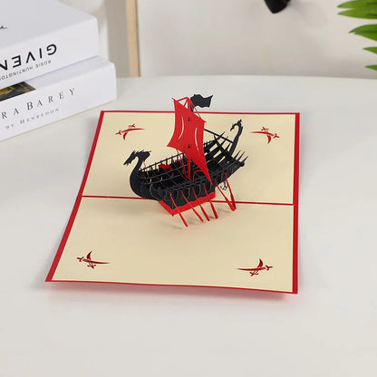 Carte postale pop up