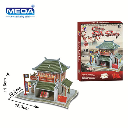 40 Style Architecture de renommée mondiale Construction 3D Puzzle modèle Construction 3D Puzzle jouets pour enfants cadeau de noël