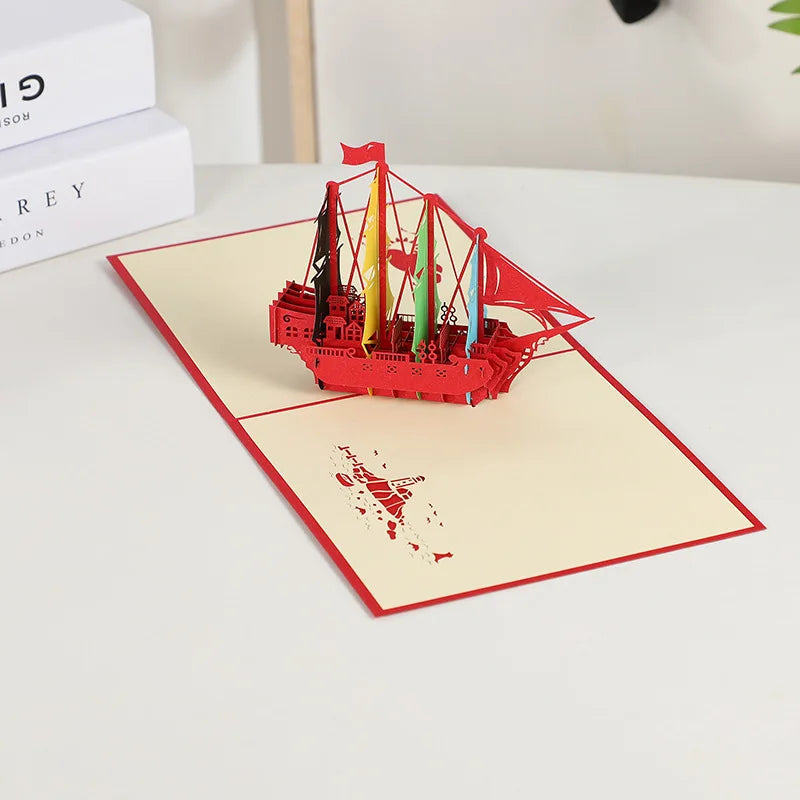Carte postale pop up
