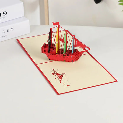 Carte postale pop up