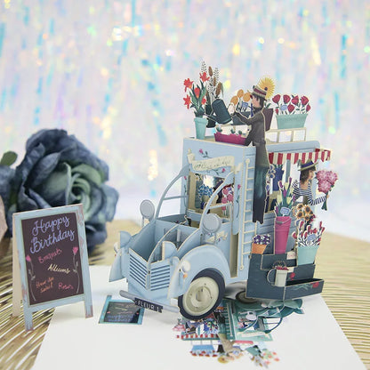 Carte postale en 3d anniversaire