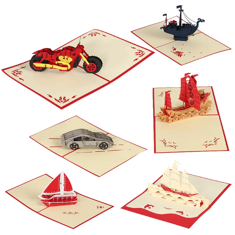 Carte postale pop up