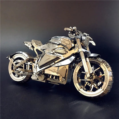 IRON STAR 3D métal inoxydable argent puzzle Vengeance moto Collection Puzzle 1:16 l bricolage 3D Laser découpé modèle jouets pour adulte