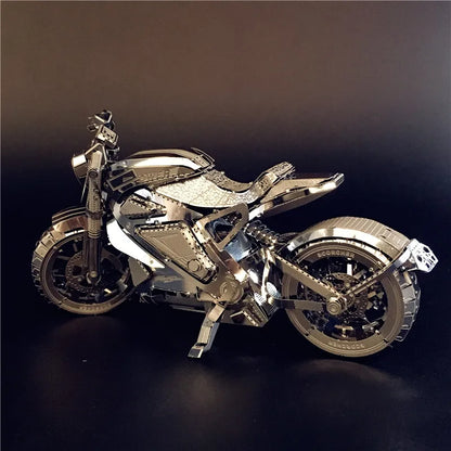 IRON STAR 3D métal inoxydable argent puzzle Vengeance moto Collection Puzzle 1:16 l bricolage 3D Laser découpé modèle jouets pour adulte
