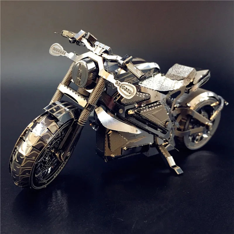 IRON STAR 3D métal inoxydable argent puzzle Vengeance moto Collection Puzzle 1:16 l bricolage 3D Laser découpé modèle jouets pour adulte