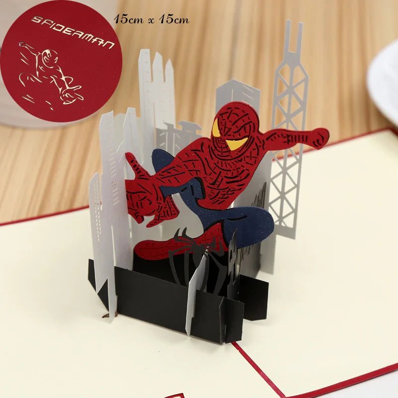 Carte postale en 3d anniversaire