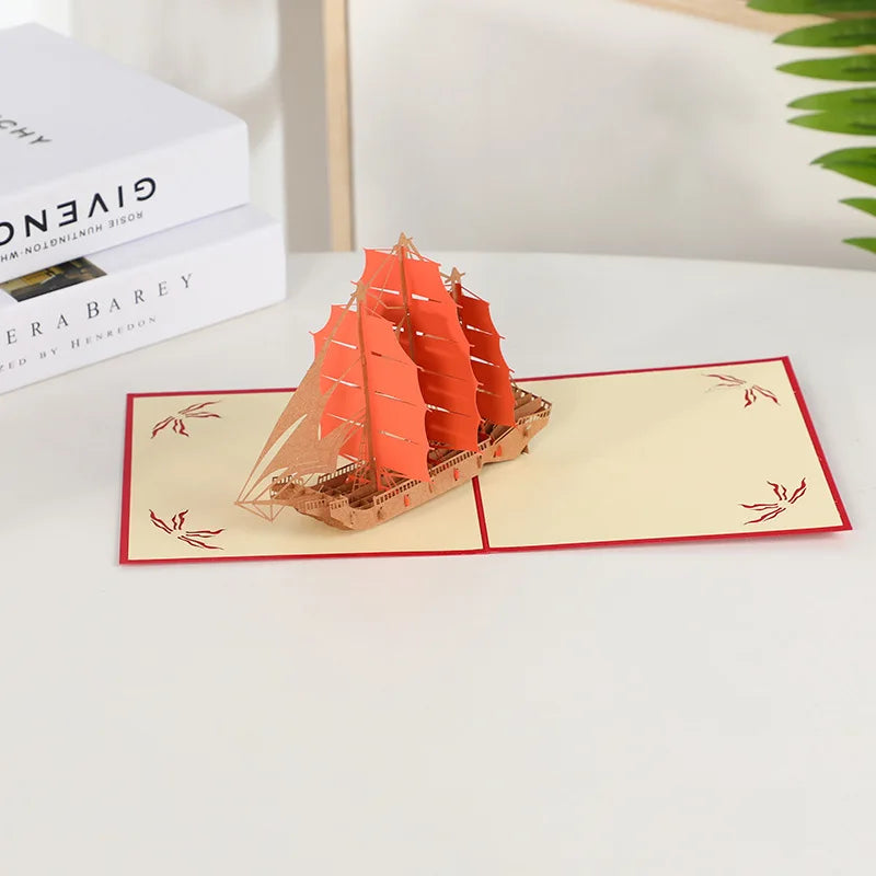 Carte postale pop up