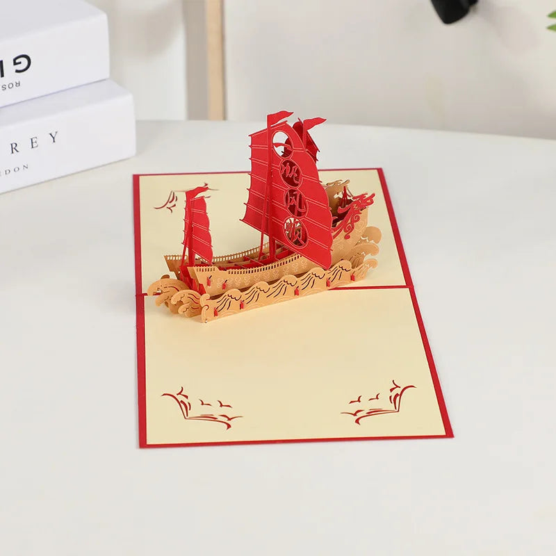 Carte postale pop up