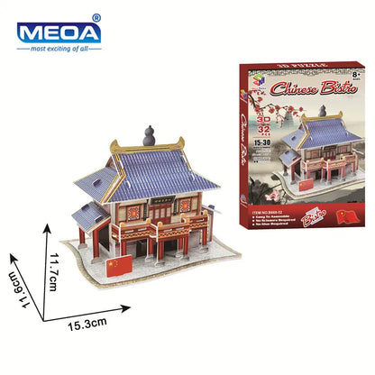 40 Style Architecture de renommée mondiale Construction 3D Puzzle modèle Construction 3D Puzzle jouets pour enfants cadeau de noël