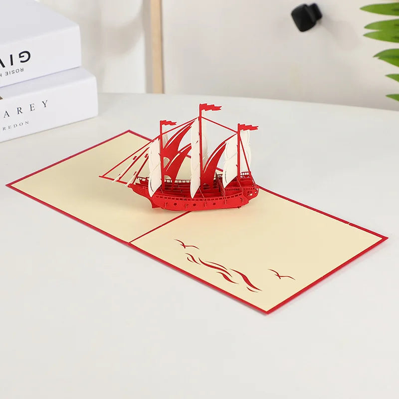 Carte postale pop up