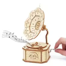 Phonographe en bois à assembler sois-même