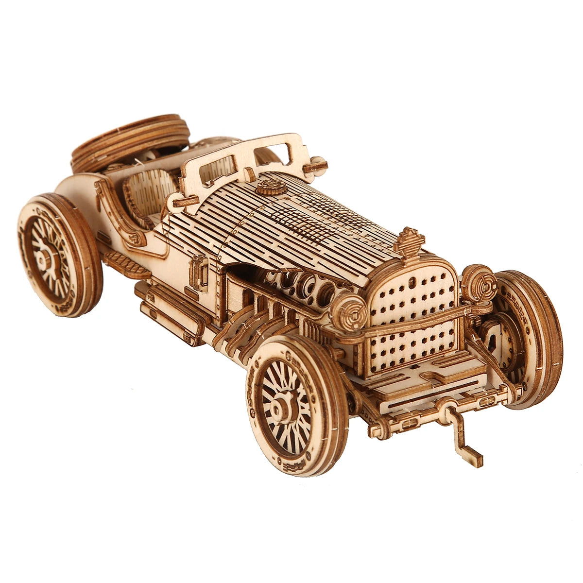 Voiture 3D Puzzle en bois modèle Kits bricolage Laser découpé Puzzles Puzzle jouet pour les enfants