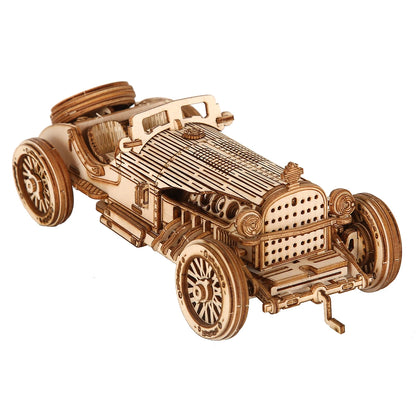 Voiture 3D Puzzle en bois modèle Kits bricolage Laser découpé Puzzles Puzzle jouet pour les enfants