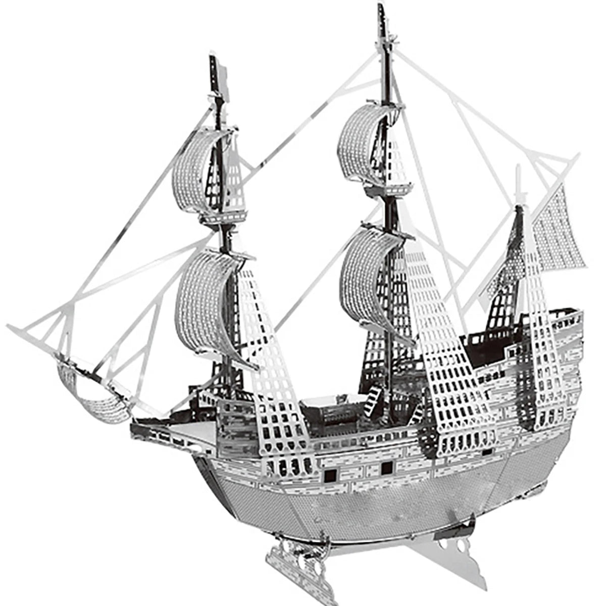 Kit de modèle de Puzzle en métal 3D, bateau, bricolage, découpé au Laser, jouet pour enfants