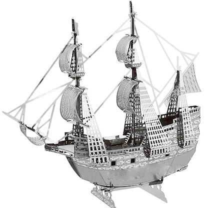 Kit de modèle de Puzzle en métal 3D, bateau, bricolage, découpé au Laser, jouet pour enfants