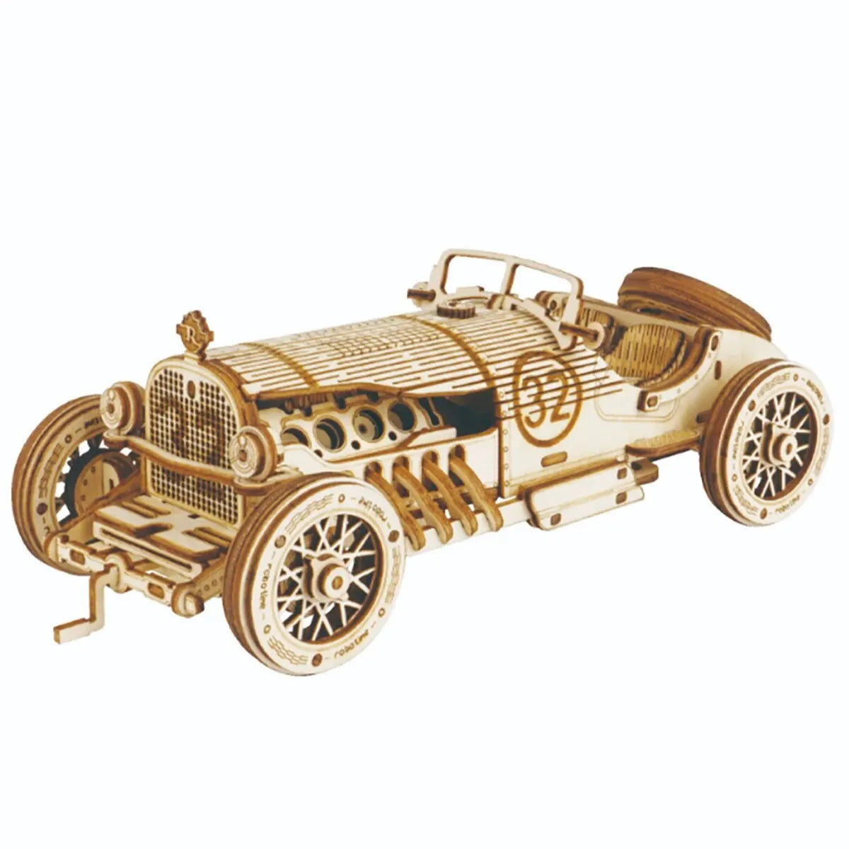 Puzzle en bois de voiture 3D, modèle à l'échelle, Kit de modèle de bricolage, cadeau artisanal, décoration de la maison, Kit de modèle mécanique, jouet de construction, anniversaire/Chri
