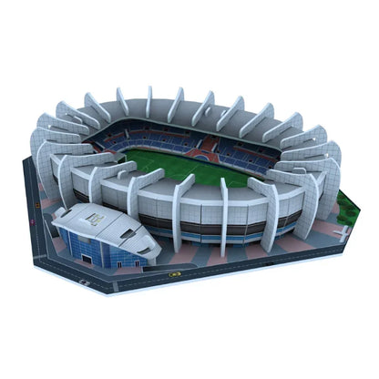 Puzzle en papier de terrain de Football 3D, bricolage, modèle de terrain de Football, jouets d'assemblage de stade de construction