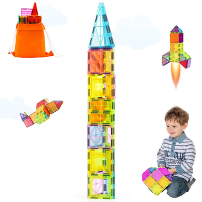 Ce jeu de construction magnétique