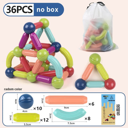blocs de construction magnétiques 36 pièces