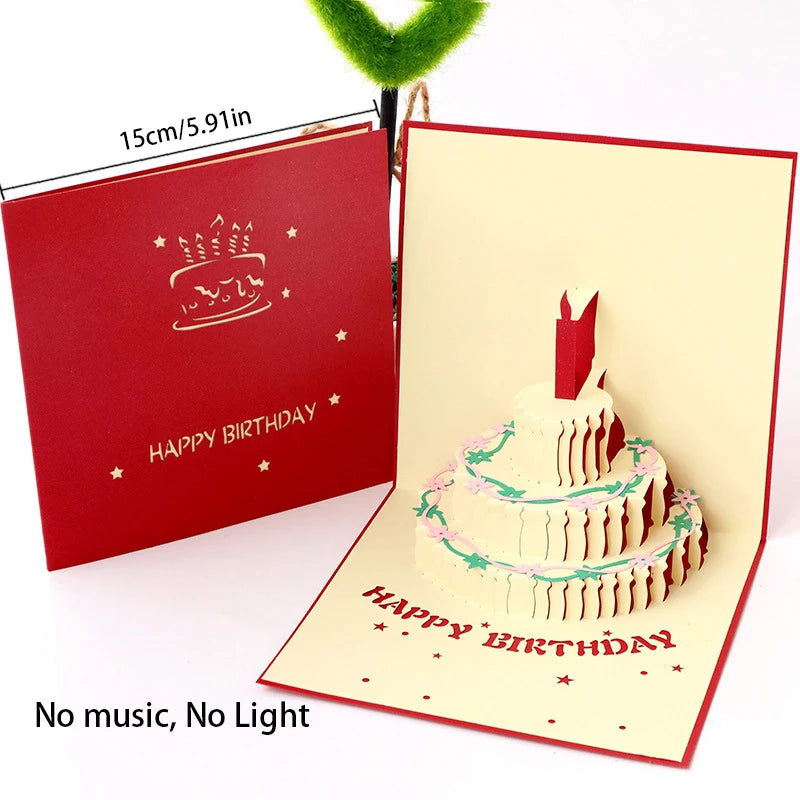 Carte postale en 3d avec musique