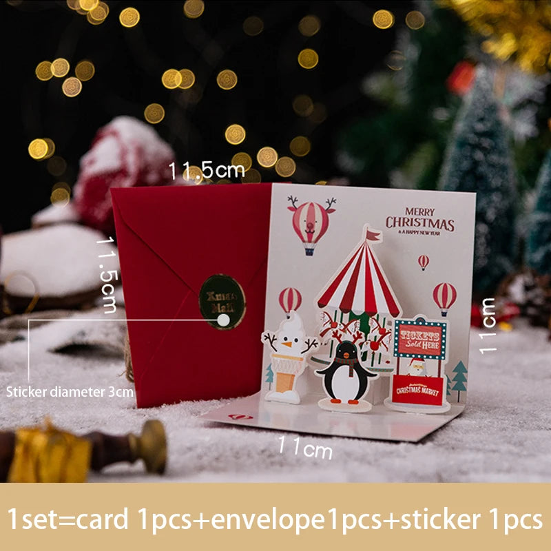 Carte postale pop up