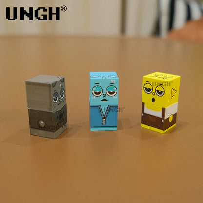 blocs de construction magnétique personnages et bioms à craft