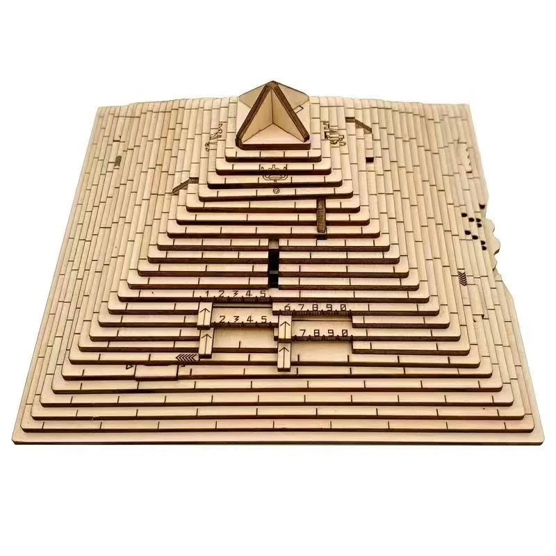 Boîte de Puzzle pyramide Quest, cadeau Surprise, avec compartiment caché, jeux de casse-tête pour adultes et enfants, Test de qi, jouets créatifs