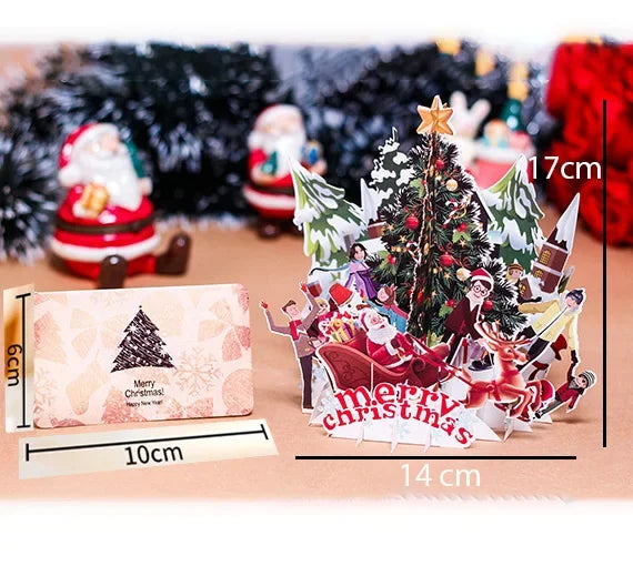 carte pop up noel