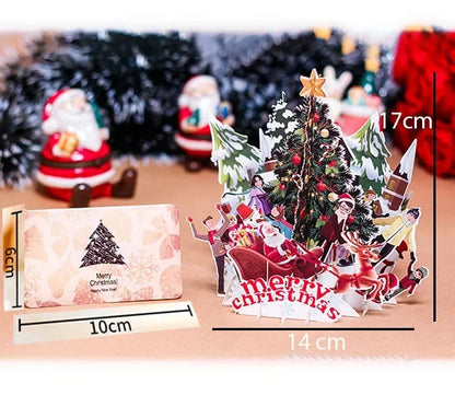 carte pop up noel