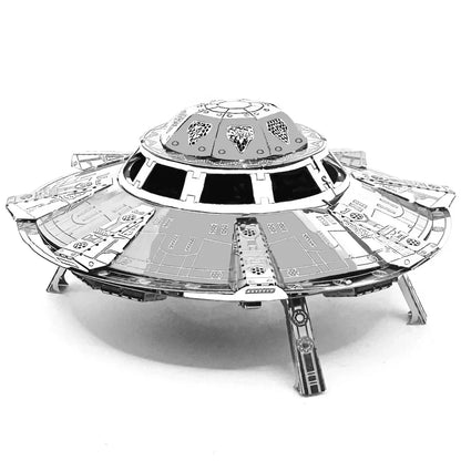 Puzzle 3D en métal UFO, bricolage fait à la main, Exploration spatiale, modèle d'assemblage de vaisseau spatial, jouets pour adultes et enfants