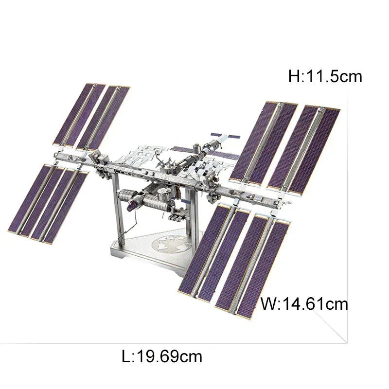 Exploration spatiale 3D Puzzle en métal navette Hubble télescope spatial Mars Rover modèle jouet pour enfants Puzzle créatif cadeau jouets