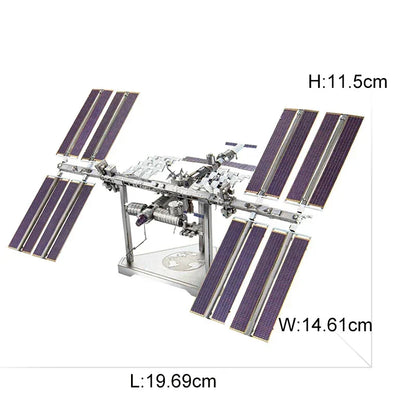 Exploration spatiale 3D Puzzle en métal navette Hubble télescope spatial Mars Rover modèle jouet pour enfants Puzzle créatif cadeau jouets