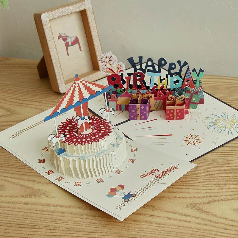 Carte postale pop up