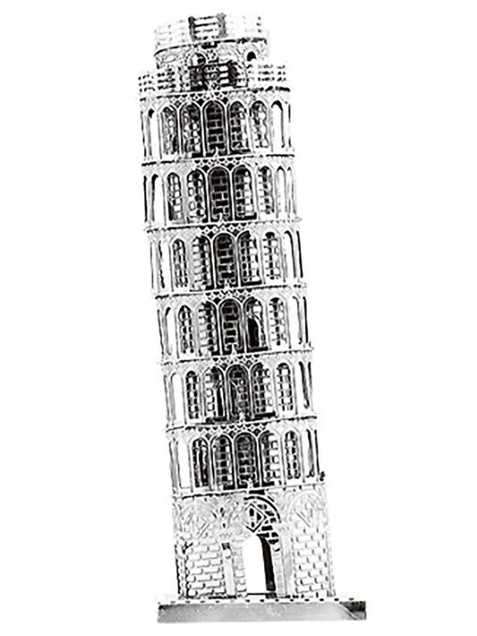 Tour penchée de Pisa, puzzle 3D en métal, kits de modèles, bricolage, découpé au Laser, jouet pour enfants